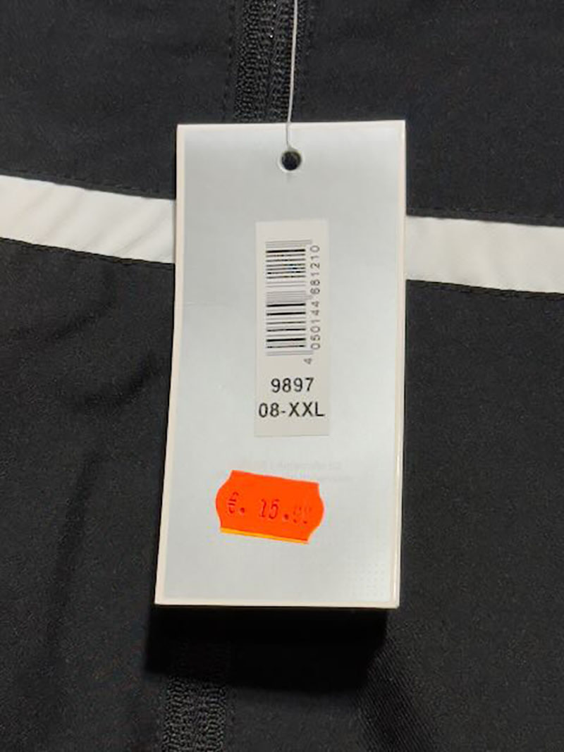 Jako - Team Polyesterjacke schwarz XXL
